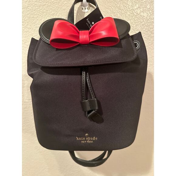 NWT Disney X Kate Spade New York Minnie 3d Flap Backpack w  display picture 1